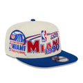Heat NBA Hardwood Classic ASG White 9FIFTY A-Frame Snapback Adjustable Cap-klyvox