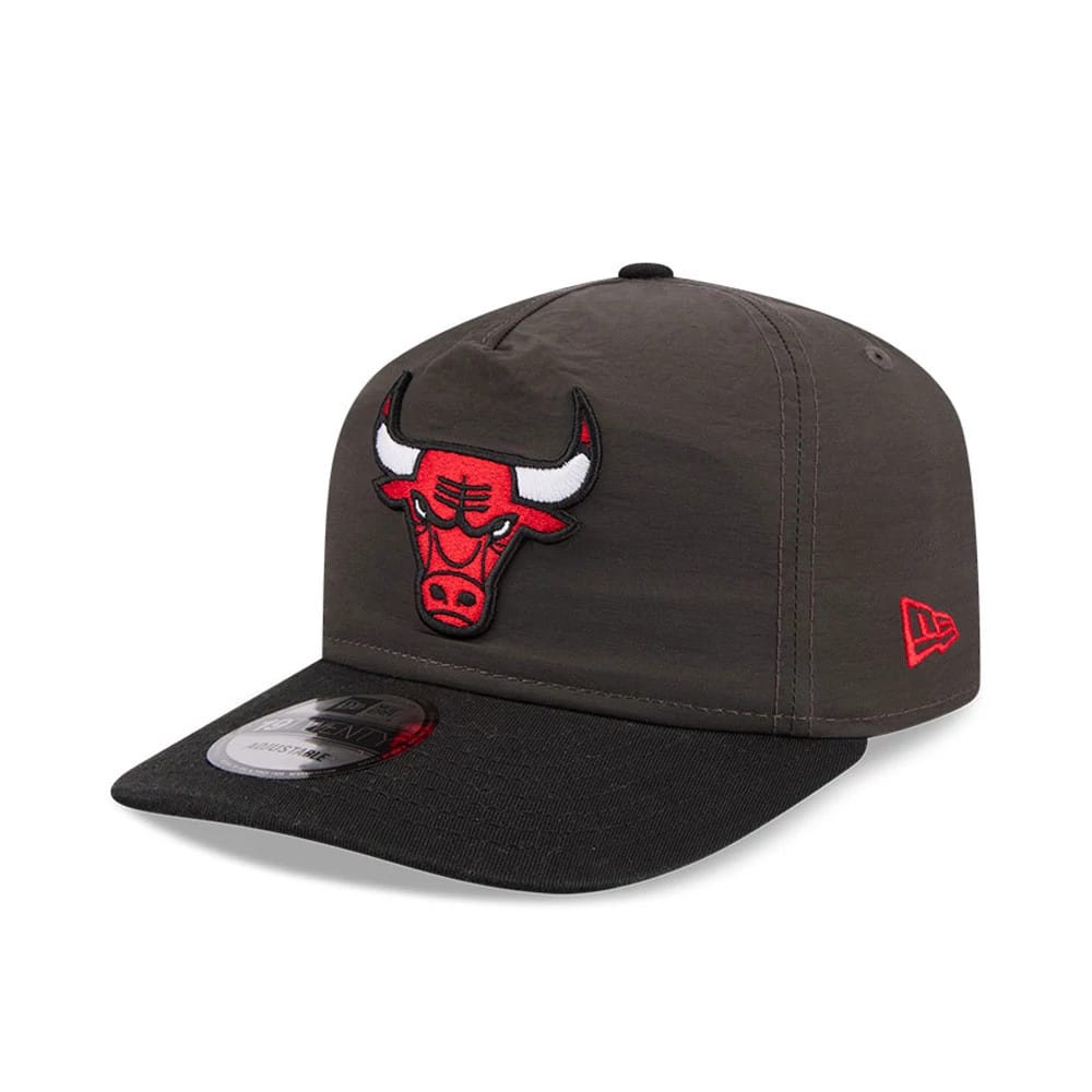 Chicago Bulls NBA Nylon Black 19TWENTY Adjustable Cap-klyvox
