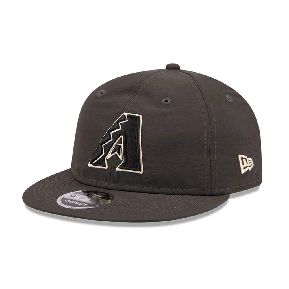 Arizona Diamondbacks MLB Nylon Black Retro Crown 9FIFTY Adjustable Cap-klyvox