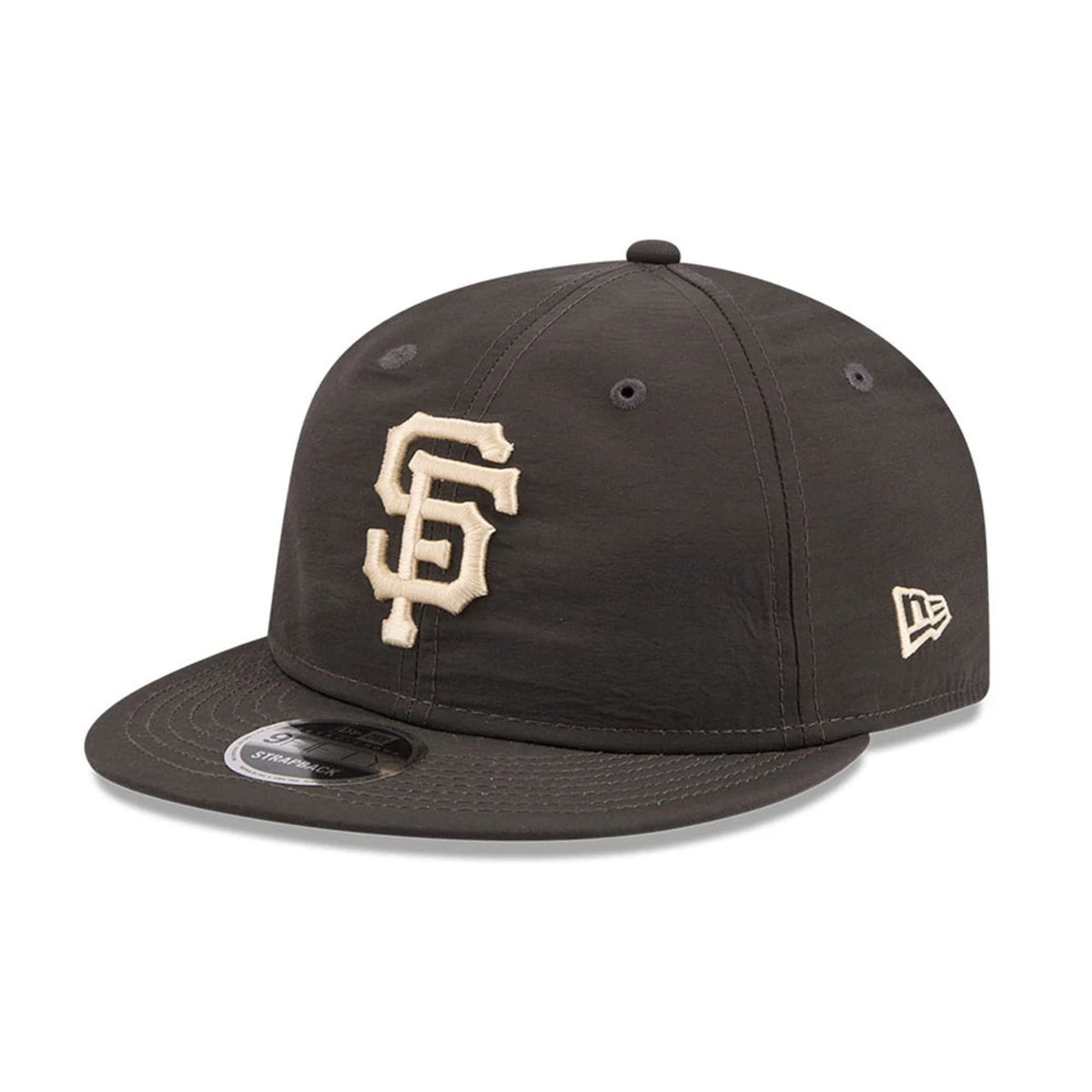 San Francisco Giants MLB Nylon Black Retro Crown 9FIFTY Adjustable Cap-klyvox