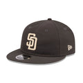 San Diego Padres MLB Nylon Black Retro Crown 9FIFTY Adjustable Cap-klyvox