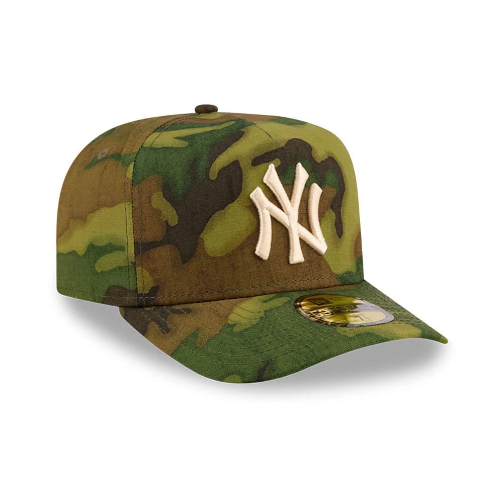 New York Yankees MLB Ripstop Camo 59FORTY A-Frame Fitted Cap-klyvox