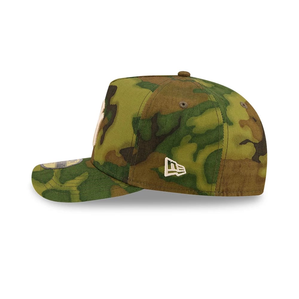 New York Yankees MLB Ripstop Camo 59FORTY A-Frame Fitted Cap-klyvox