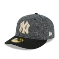New York Yankees MLB Tweedy Cotton Black 59FIFTY Fitted Cap-klyvox