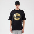 New Era Sticker Lisbon Black Oversized T-Shirt-klyvox
