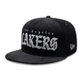 LA Lakers NBA Old English Black 9FIFTY Snapback Cap-klyvox