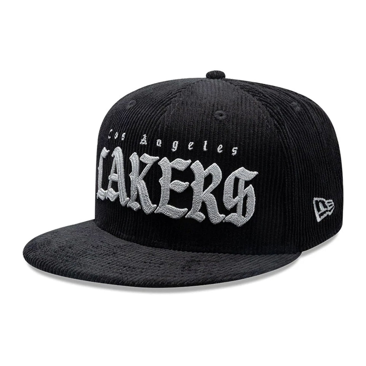 LA Lakers NBA Old English Black 9FIFTY Snapback Cap-klyvox