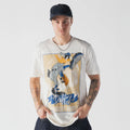 LA Dodgers MLB X Looney Tunes Cream T-Shirt-klyvox