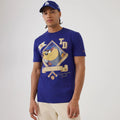 LA Dodgers MLB X Looney Tunes Dark Blue T-Shirt-klyvox