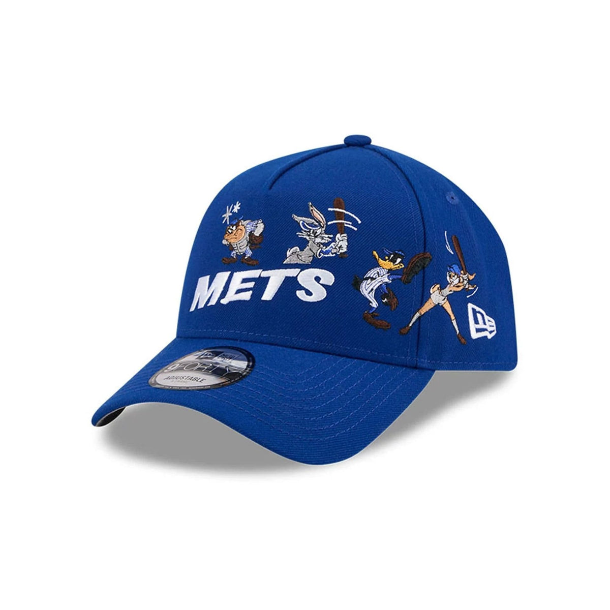 New York Mets MLB X Looney Tunes Blue 9FORTY A-Frame Adjustable Cap-klyvox