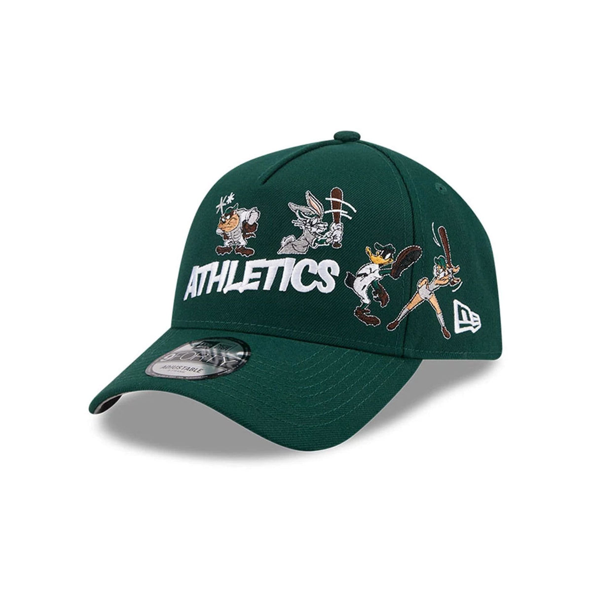 Athletics MLB X Looney Tunes Dark Green 9FORTY A-Frame Adjustable Cap-klyvox