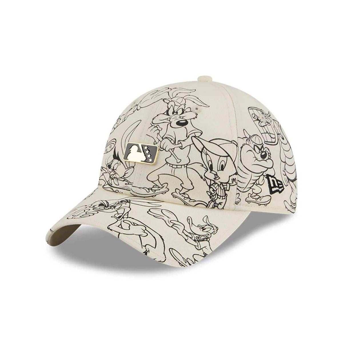 Minor League Logo MiLB X Looney Tunes Cream Casual Classic Adjustable Cap-klyvox
