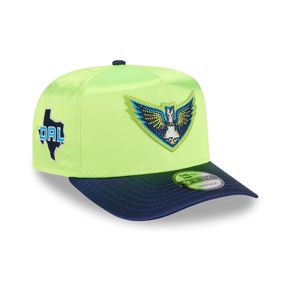 Wings WNBA Draft 2026 Bright Green 9FIFTY A-Frame Snapback Adjustable Cap-klyvox