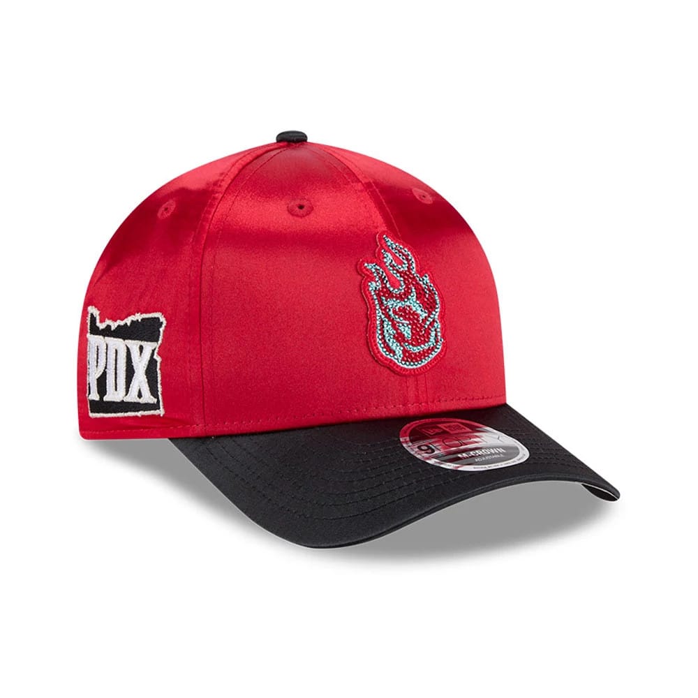 Portland Fire WNBA Draft 2026 Red 9FORTY M-Crown Adjustable Cap-klyvox