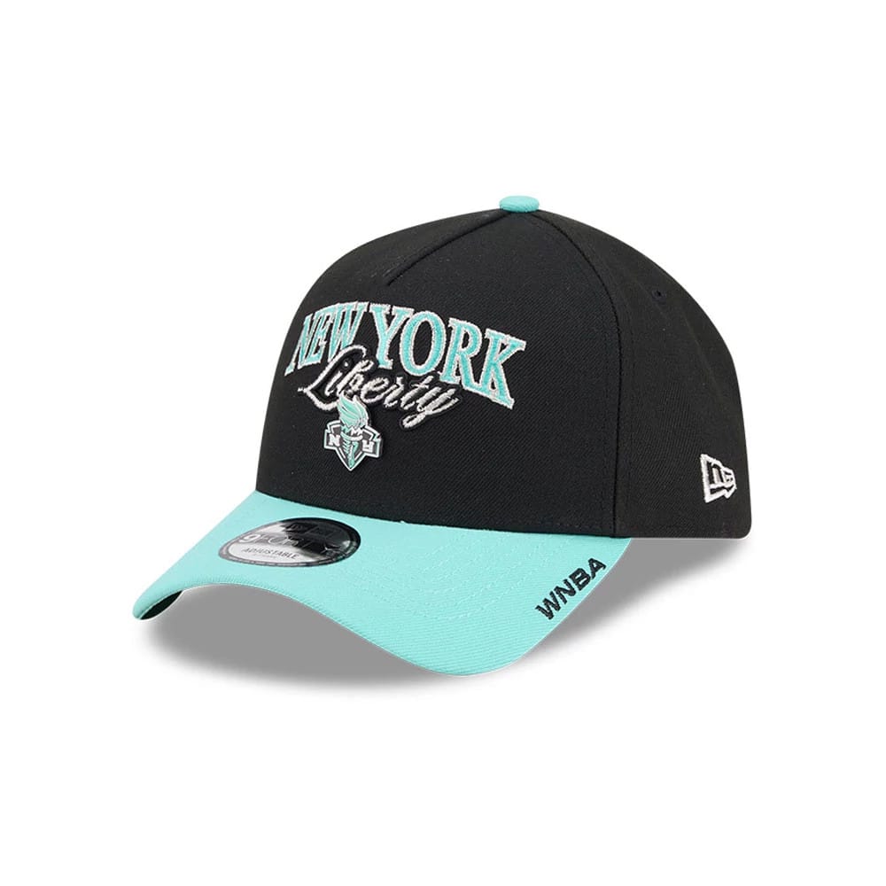 New York Liberty WNBA Tip Off 2026 Black 9FORTY A-Frame Adjustable Cap-klyvox