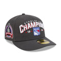 New York Rangers NHL Stanley Cup Champions Dark Grey 59FIFTY Fitted Cap-klyvox