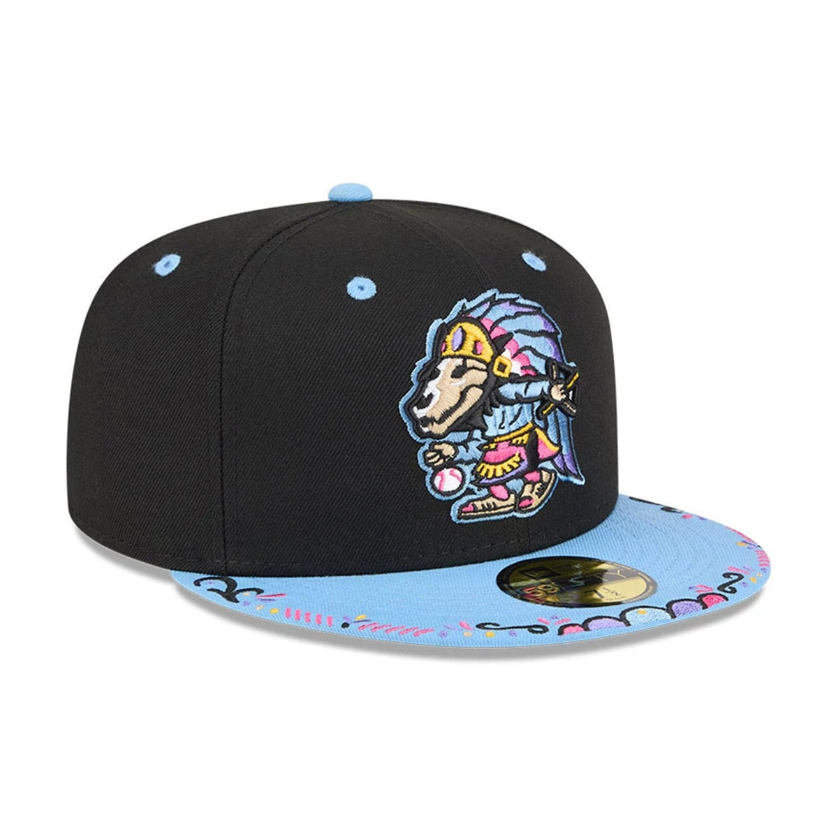 El Paso Chihuahuas MiLB La Copa 2026 Black 59FIFTY Fitted Cap-klyvox
