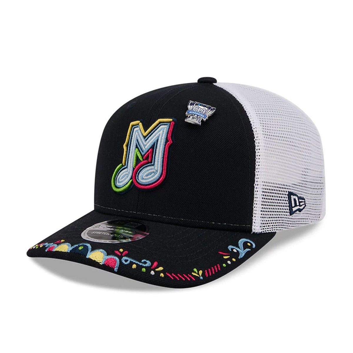 Memphis Redbirds MiLB La Copa 2026 Navy 9SEVENTY Stretch Snap Adjustable Cap-klyvox