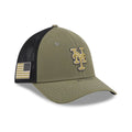 Mets MLB Armed Forces Day 2026 Green 39THIRTY M-Crown Stretch Fit Cap-klyvox