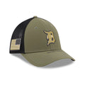 Tigers MLB Armed Forces Day 2026 Green 39THIRTY M-Crown Stretch Fit Cap-klyvox