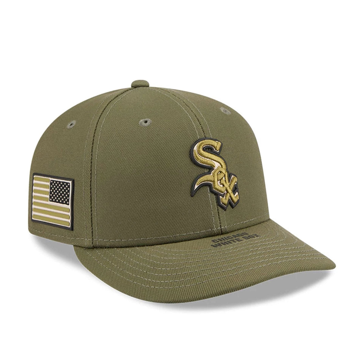 White Sox MLB Armed Forces Day 2026 Green Low Profile 59FIFTY Fitted Cap-klyvox