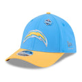 LA Chargers NFL Draft 2026 Blue 39THIRTY M-Crown Stretch Fit Cap-klyvox