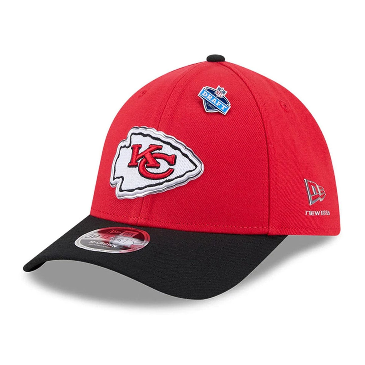 Kansas City Chiefs NFL Draft 2026 Red 39THIRTY M-Crown Stretch Fit Cap-klyvox