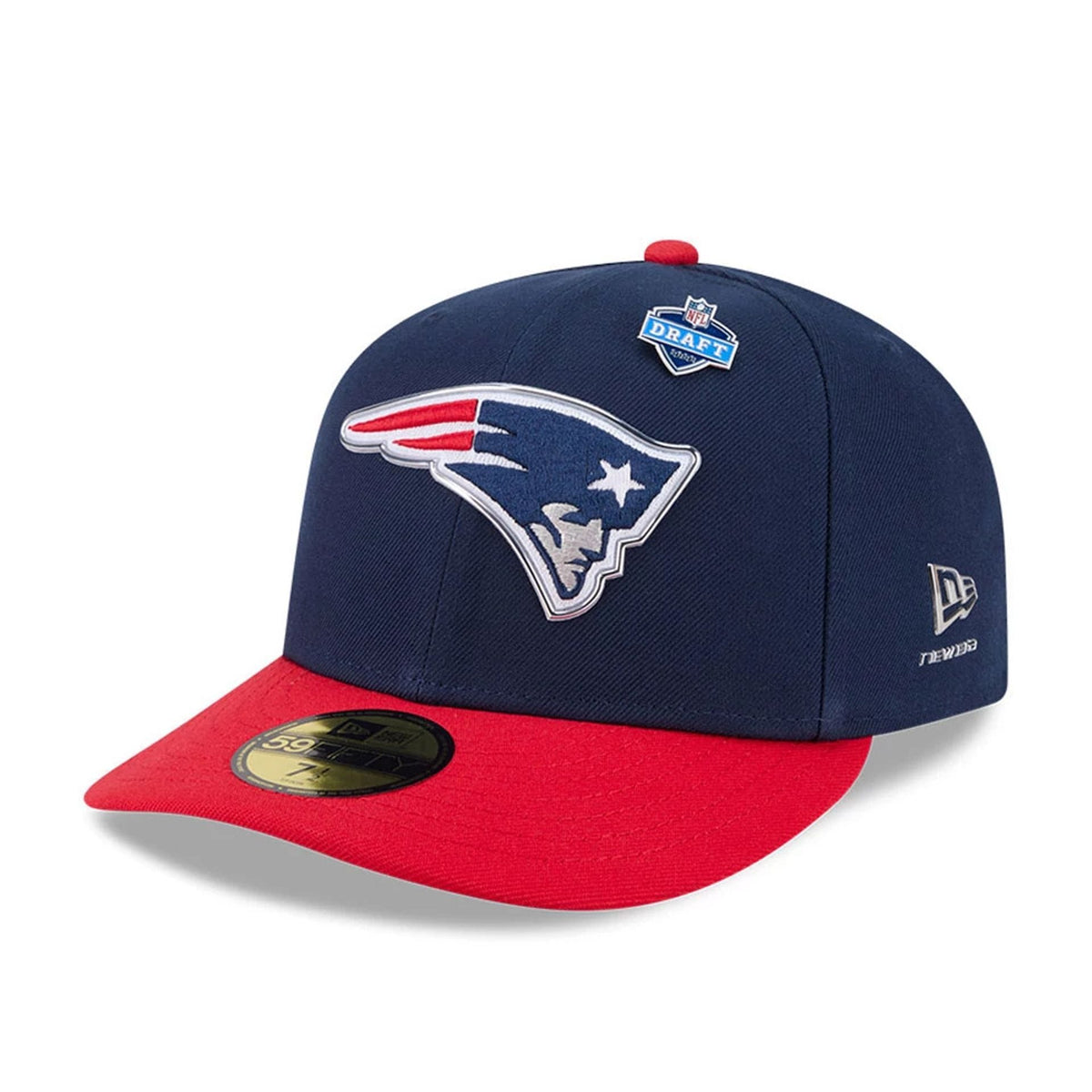 New England Patriots NFL Draft 2026 Dark Blue 59FIFTY Fitted Cap-klyvox
