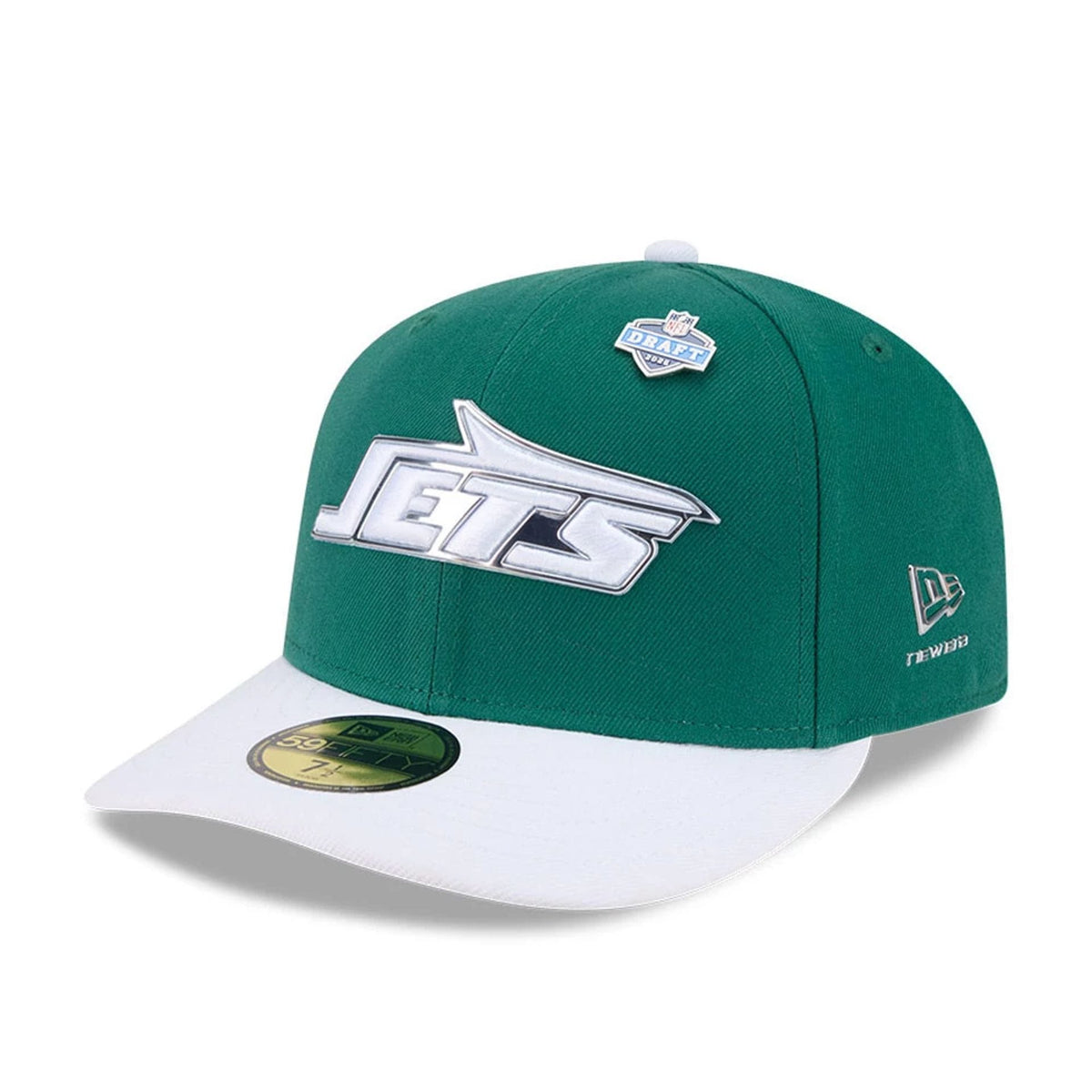 New York Jets NFL Draft 2026 Green 59FIFTY Fitted Cap-klyvox