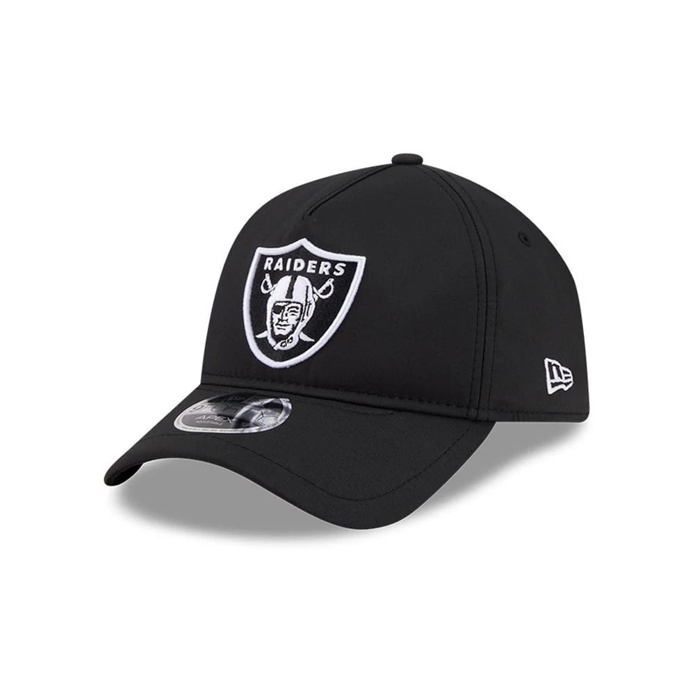 Las Vegas Raiders NFL Quickstrike Black 9FORTY Apex Adjustable Cap-klyvox