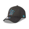 Miami Marlins MLB Quickstrike Black 9FORTY Apex Adjustable Cap-klyvox