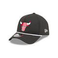 Chicago Bulls NBA Quickstrike Black 9FORTY Apex Adjustable Cap-klyvox