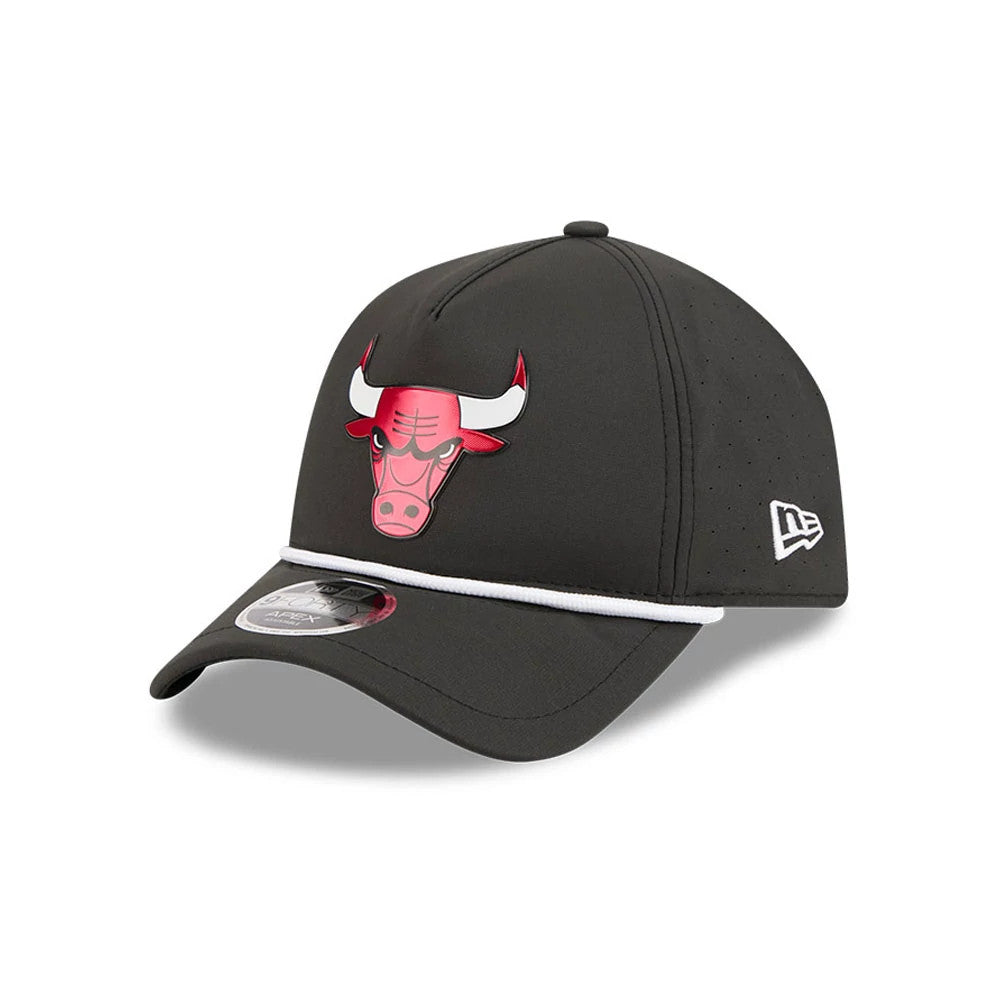 Chicago Bulls NBA Quickstrike Black 9FORTY Apex Adjustable Cap-klyvox