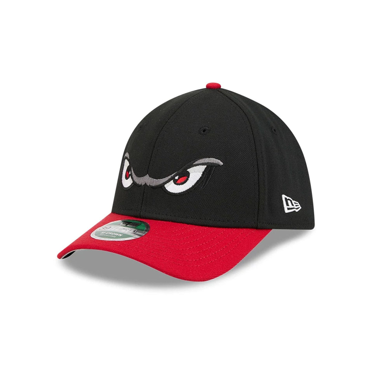Storm MiLB On Field Black 39THIRTY M-Crown Stretch Fit Cap-klyvox