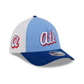 Braves MLB City Connect Blue 39THIRTY M-Crown A-Frame Stretch Fit Cap-klyvox