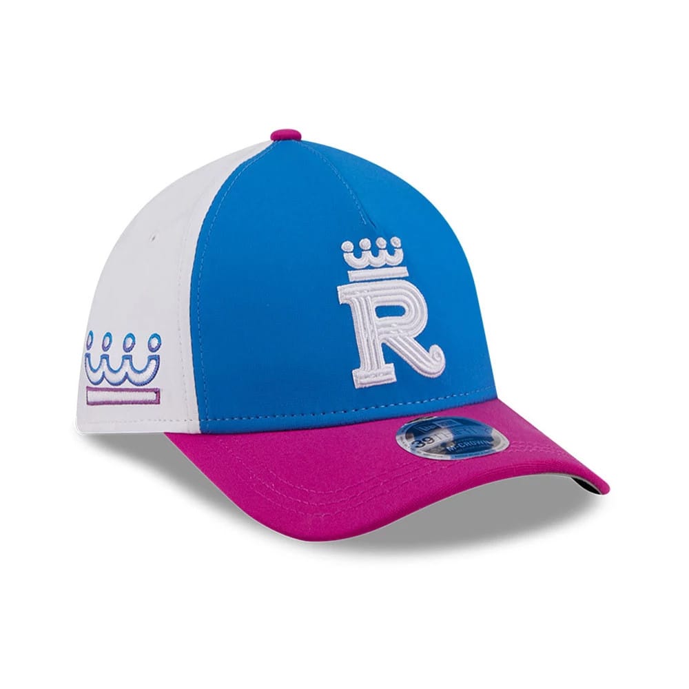 Royals MLB City Connect Blue 39THIRTY M-Crown A-Frame Stretch Fit Cap-klyvox