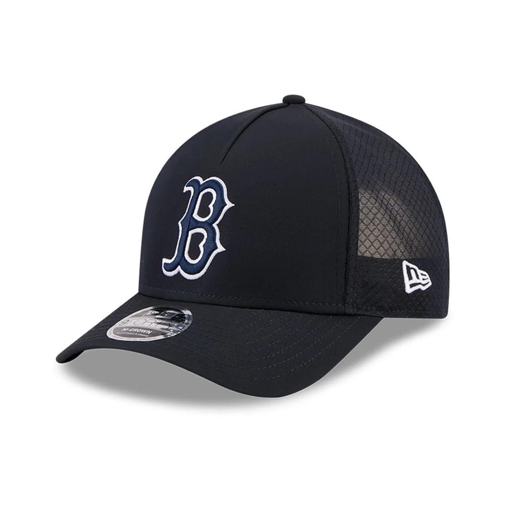 Red Sox MLB Batting Practice 2026 Navy 9FORTY M-Crown A-Frame Adjustable Cap-klyvox