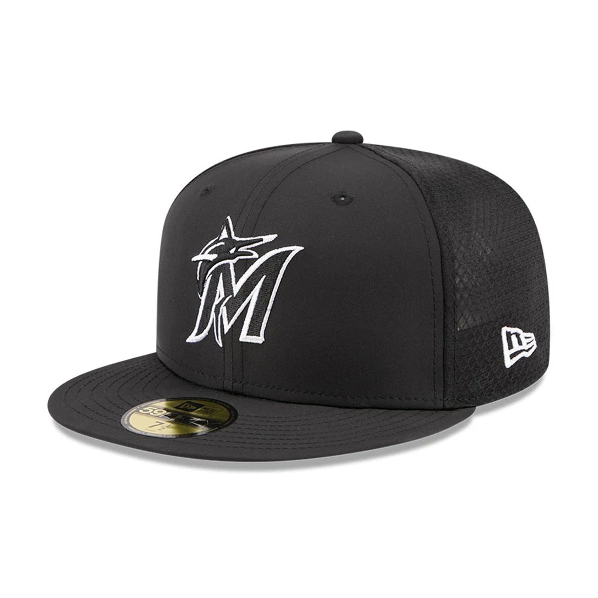 Miami Marlins MLB Batting Practice 2026 Black 59FIFTY Fitted Cap-klyvox