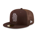 San Diego Padres MLB Batting Practice 2026 Dark Brown 59FIFTY Fitted Cap-klyvox