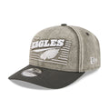 Philadelphia Eagles NFL Washed Denim Dark Grey 9SEVENTY Stretch Snap Cap-klyvox