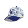 LA Dodgers MLB Spring Floral Dark Blue 9FORTY A-Frame Adjustable Cap-klyvox
