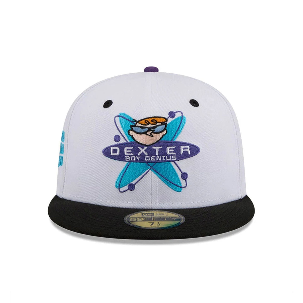 Dexter's Laboratory Genius At Work White 59FIFTY Fitted Cap-klyvox