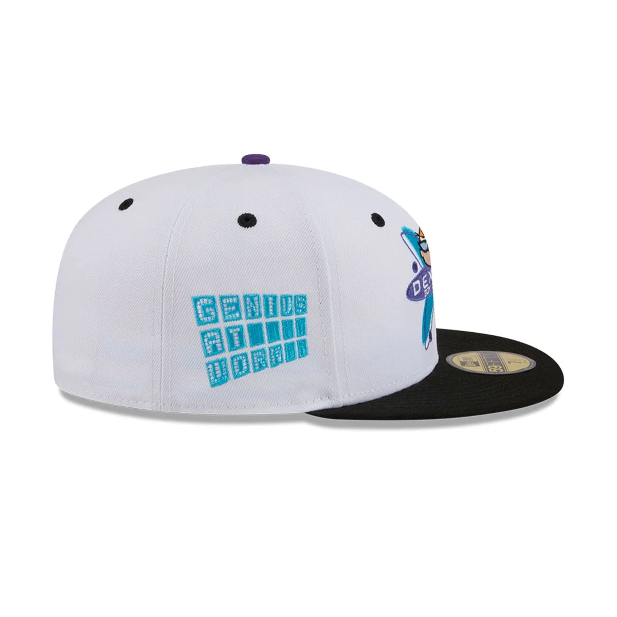 Dexter's Laboratory Genius At Work White 59FIFTY Fitted Cap-klyvox