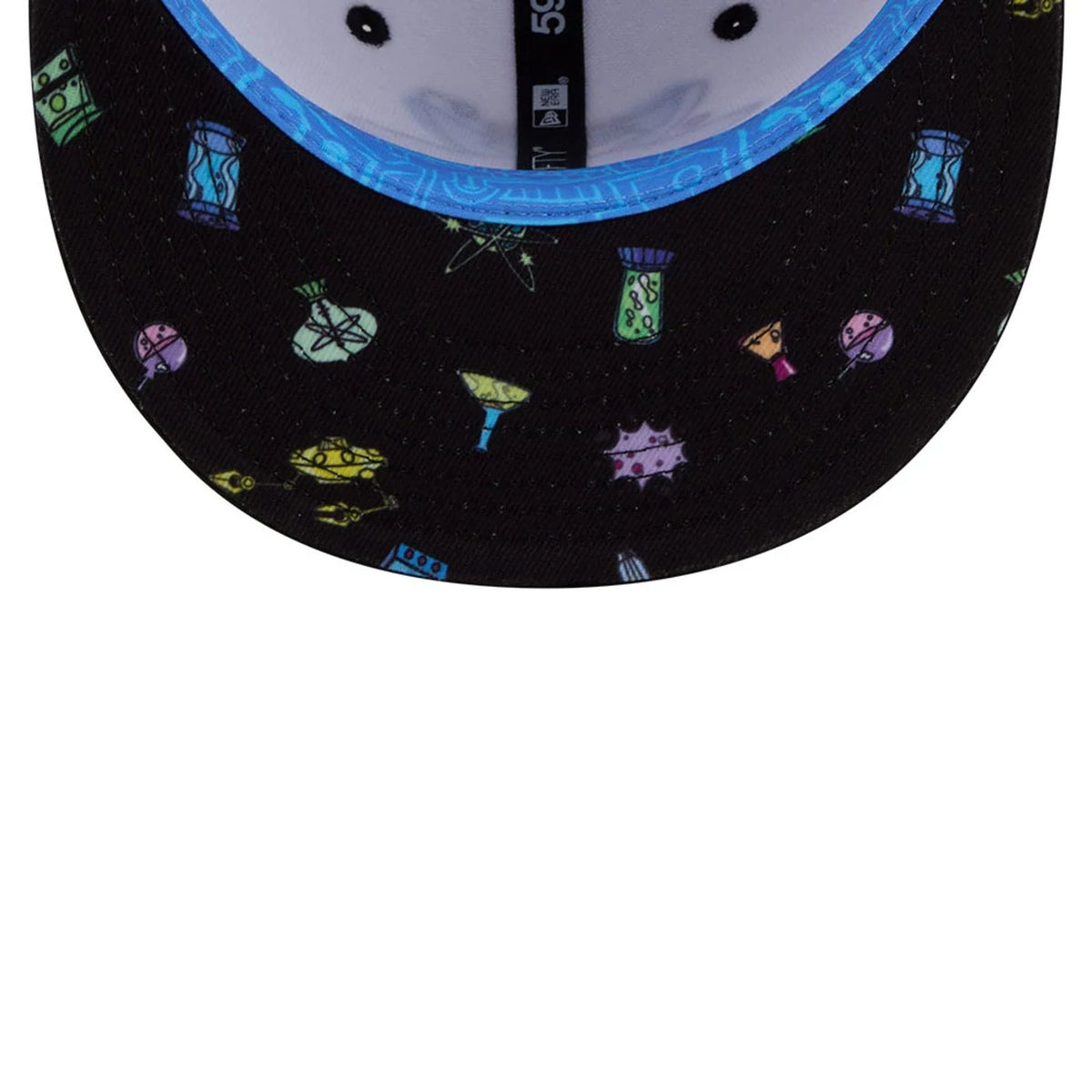 Dexter's Laboratory Genius At Work White 59FIFTY Fitted Cap-klyvox