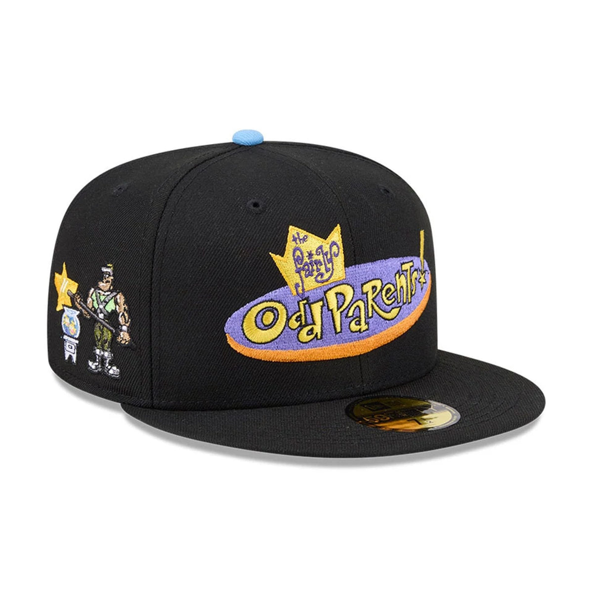 Nickelodeon Fairly Oddparents Jorgen Von Strangle Black 59FIFTY Fitted Cap-klyvox