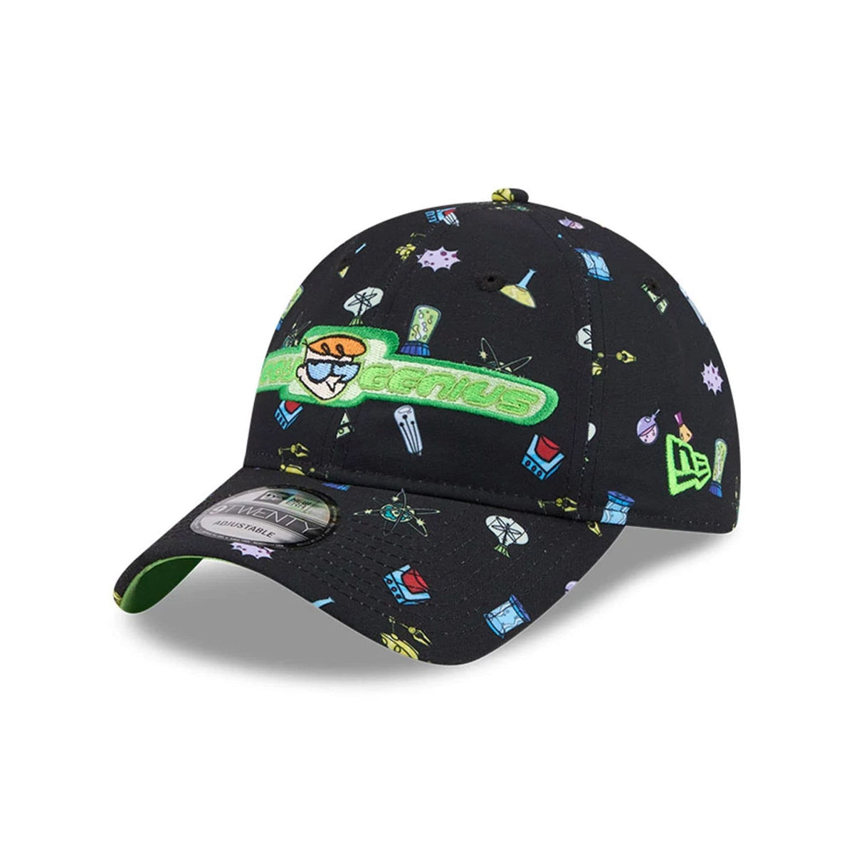 Dexter's Laboratory Boy Genius Black 9TWENTY Adjustable Cap-klyvox