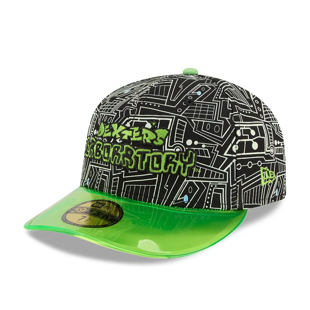 Dexter's Laboratory Black 59FIFTY Fitted Cap-klyvox