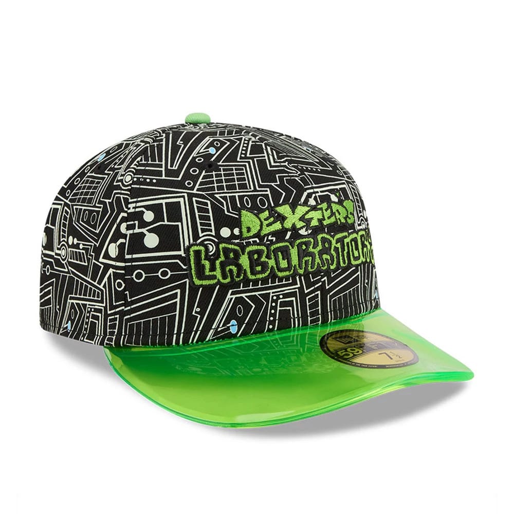 Dexter's Laboratory Black 59FIFTY Fitted Cap-klyvox