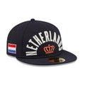 WBC Netherlands Classical Script Navy Retro Crown 59FIFTY Fitted Cap-klyvox