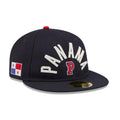 WBC Panama Classical Script Navy Retro Crown 59FIFTY Fitted Cap-klyvox